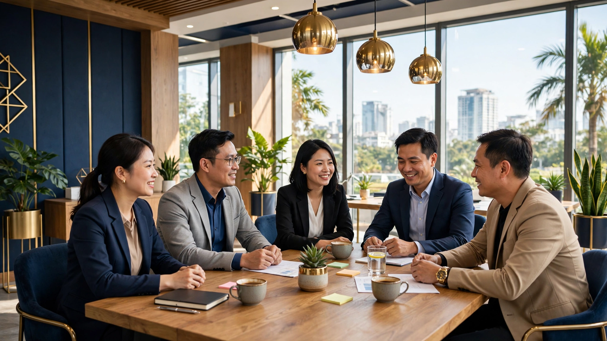Đội ngũ Kaiser Việt Nam trao đổi công việc tại văn phòng
